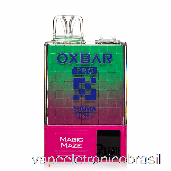 Vape Recarregável Oxbar Magic Maze Pro 10000 Descartável Rainbow Blast